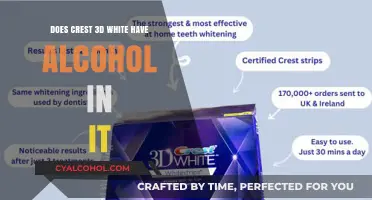 Does Crest 3D White Contain Alcohol? Ingredients Explained
