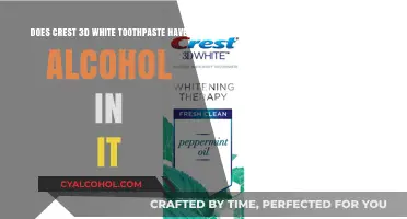 Crest 3D White Toothpaste: Alcohol-Free Formula?