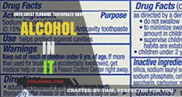 Does Crest Fluoride Toothpaste Contain Alcohol? Ingredients Explained