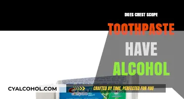 Does Crest Scope Toothpaste Contain Alcohol? Ingredients Explained
