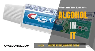 Crest with Scope: Alcohol Content Explained in Toothpaste Ingredients