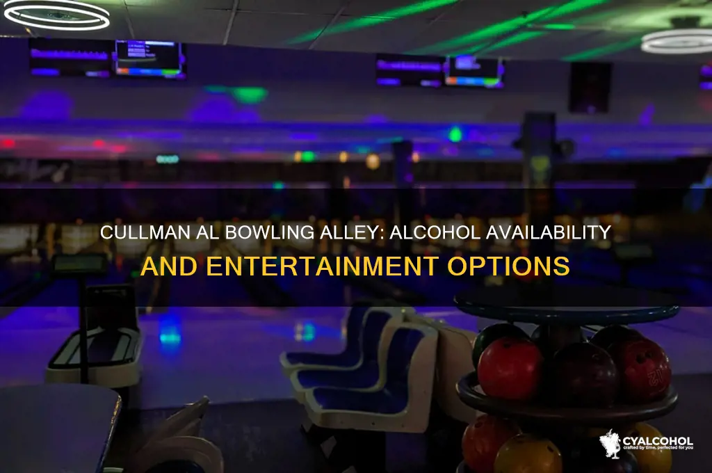 does cullman al bowling bowling alley have alcohol