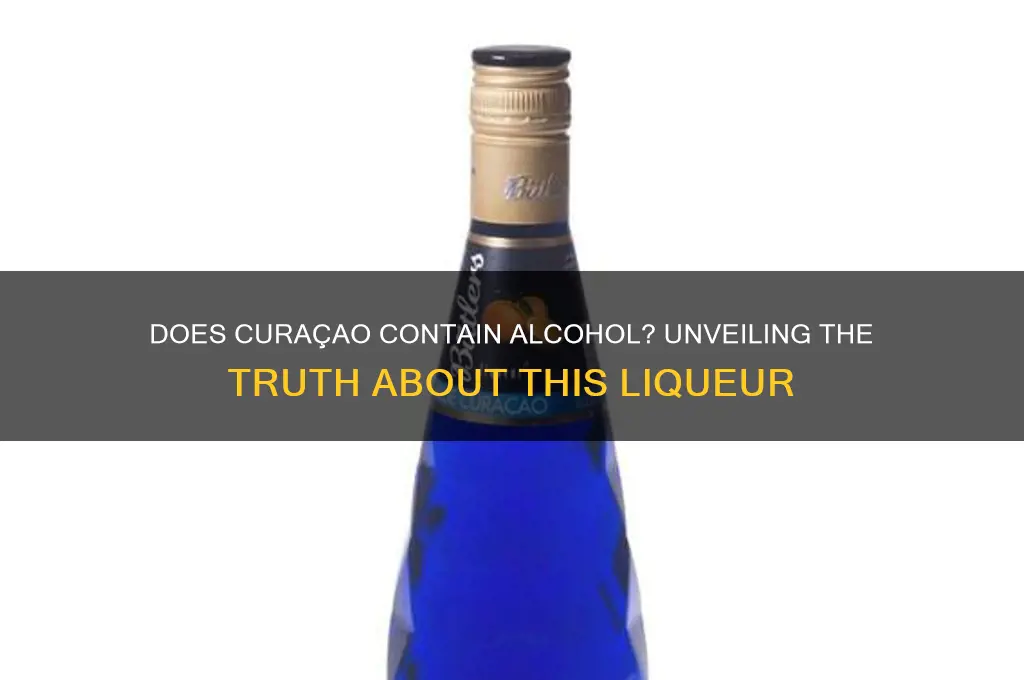 does curacao have alcohol in it