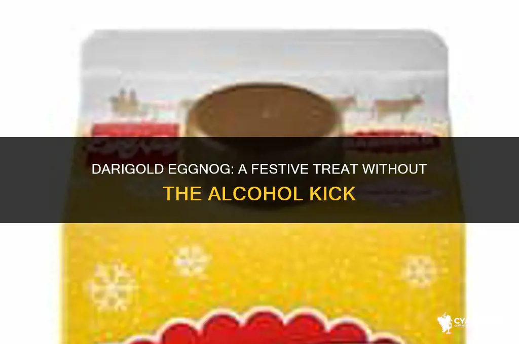 does darigold eggnog have alcohol