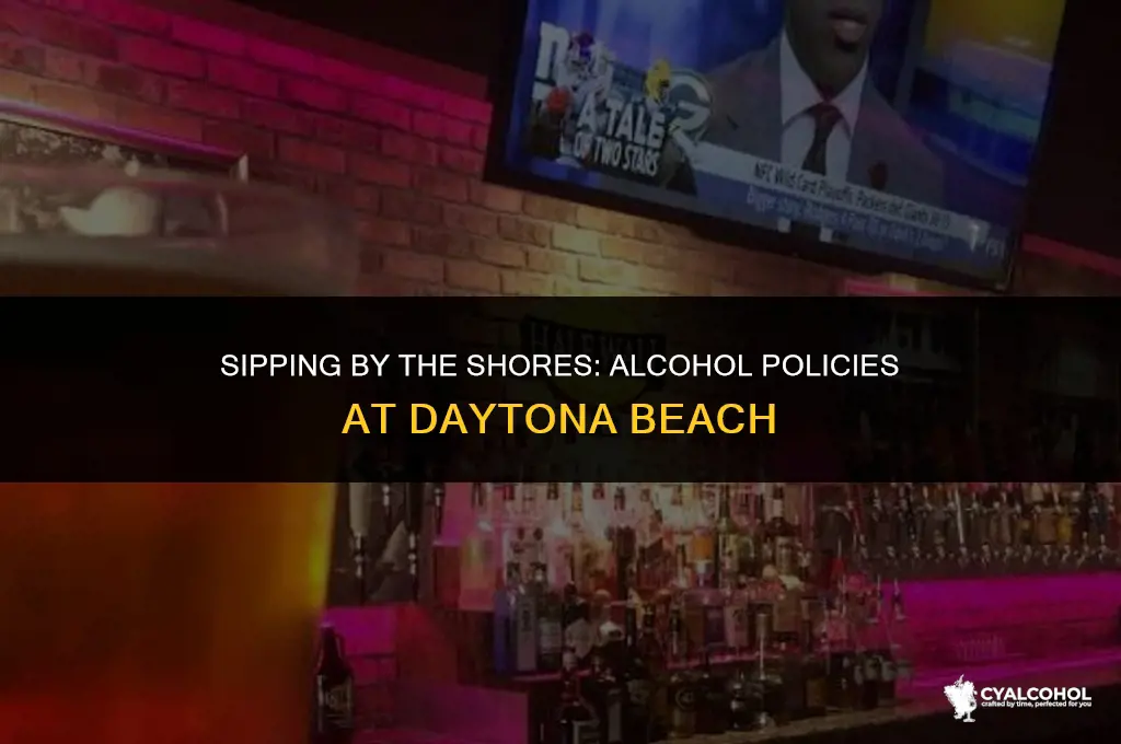 does daytona beach allow alcohol