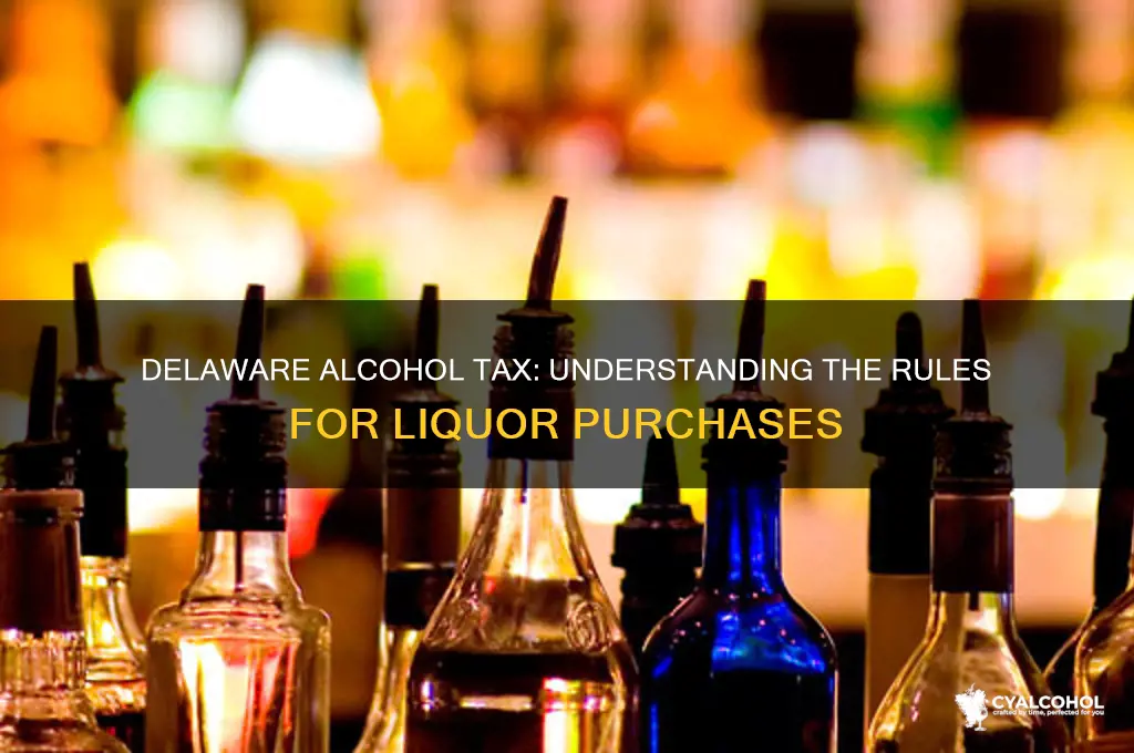 does de have tax on alcohol
