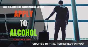 Unaccompanied Articles Declaration: Does It Include Alcohol? A Clear Guide