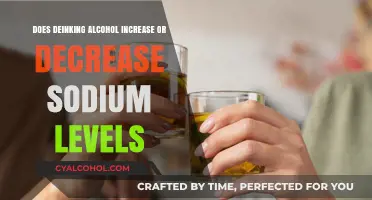Alcohol Deinking: Impact on Sodium Levels - Increase or Decrease?