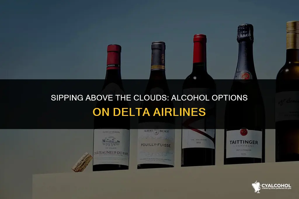 does delta airlines have alcohol