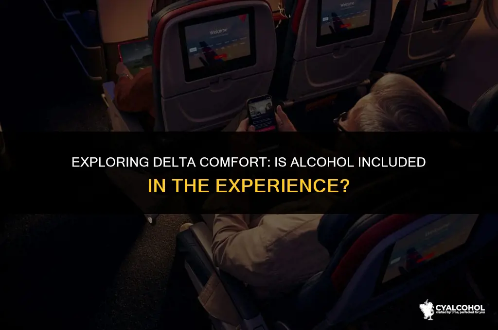 does delta comfort include alcohol