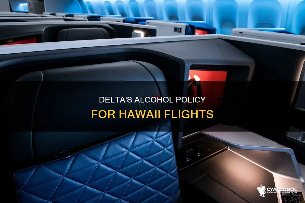 does delta offer free alcoholic beverages on flights to hawaii