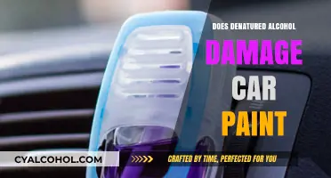 Can Denatured Alcohol Safely Clean Car Paint Without Causing Damage?