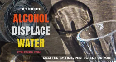 Exploring the Density Dynamics: Does Denatured Alcohol Displace Water?