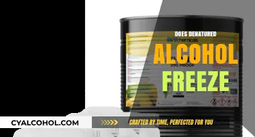 Does Denatured Alcohol Freeze? Understanding Its Freezing Point and Properties