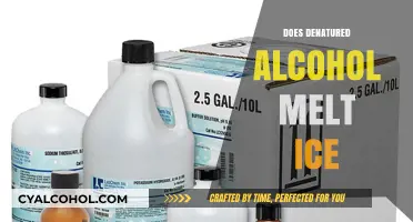 Exploring the Science: Does Denatured Alcohol Melt Ice?