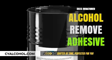 Unraveling the Mystery: Denatured Alcohol's Role in Adhesive Removal