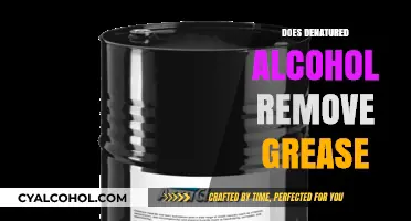 Effective Grease Removal: The Power of Denatured Alcohol