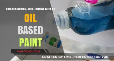 Denatured Alcohol: Effective Paint Remover?