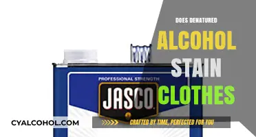 The Truth About Denatured Alcohol Stains on Clothes