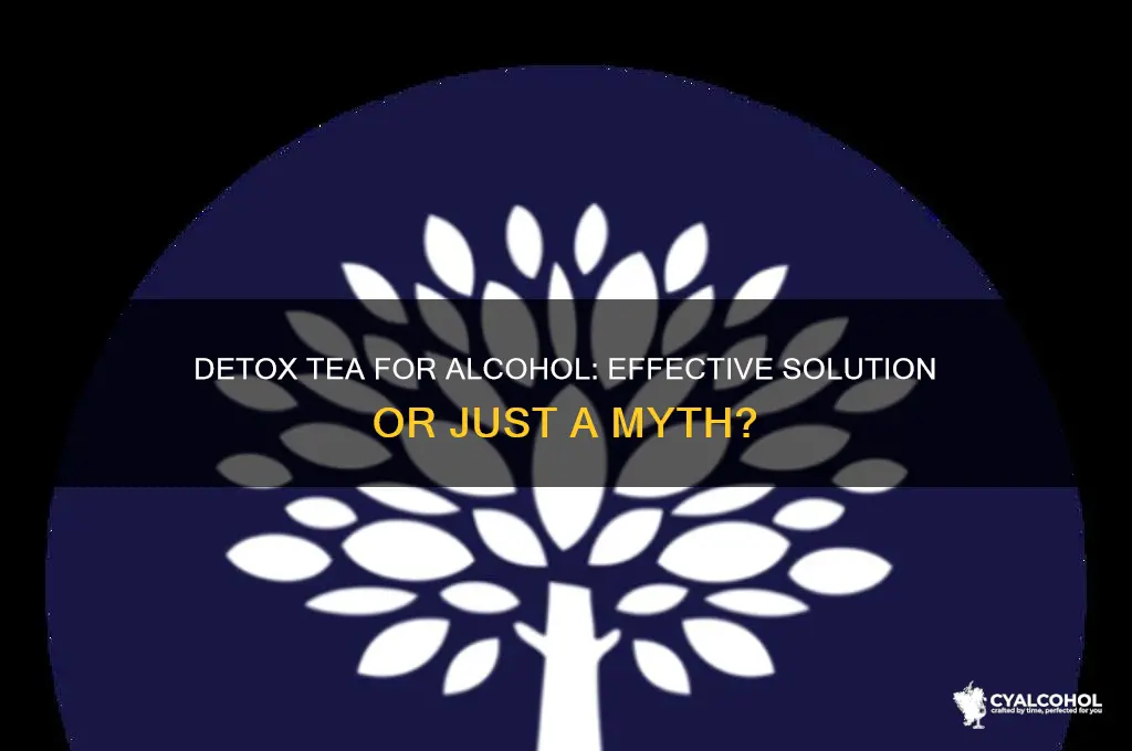 does detox tea work for alcohol