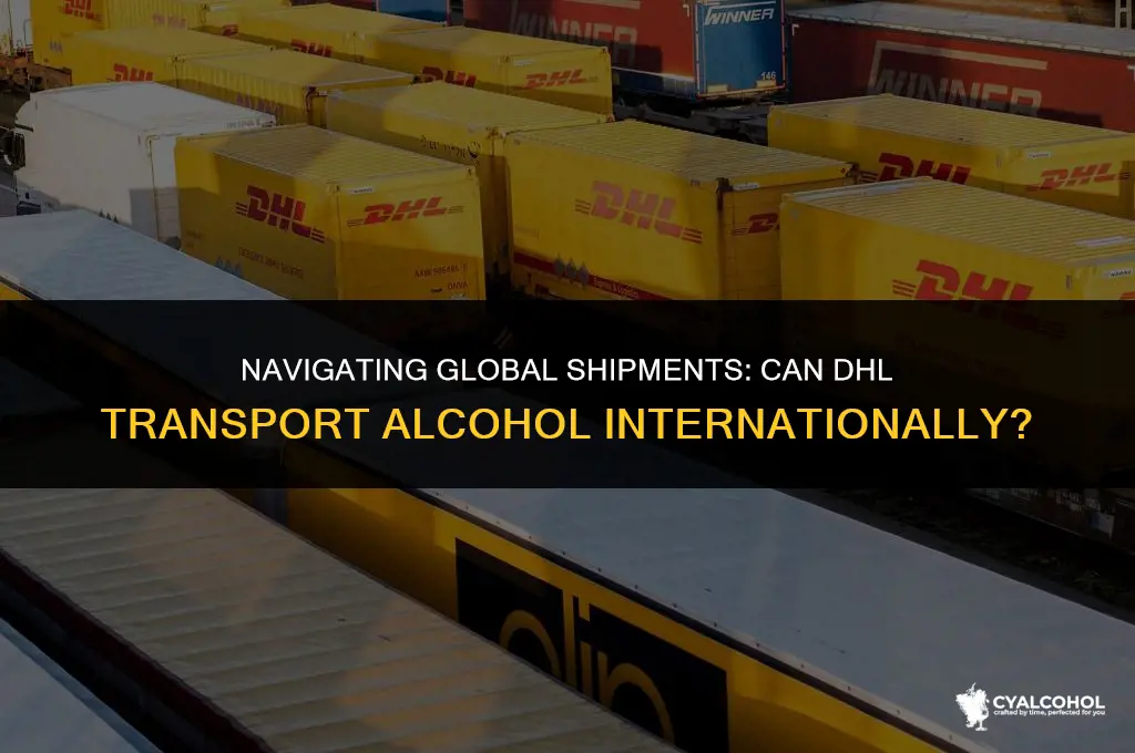 does dhl ship alcohol internationally
