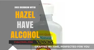 Dickinson Witch Hazel Alcohol Content: What You Need to Know