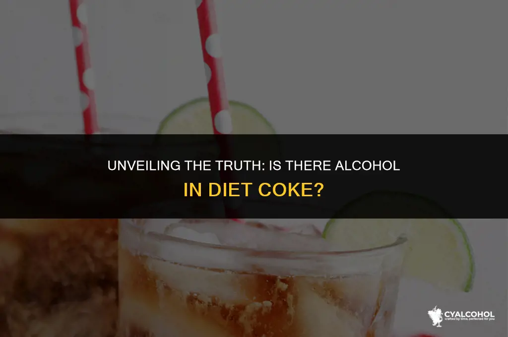 does diet coke have alcohol