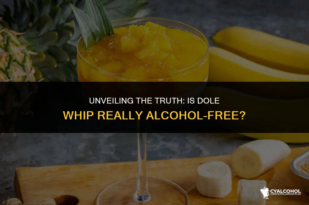 does dole whip have alcohol