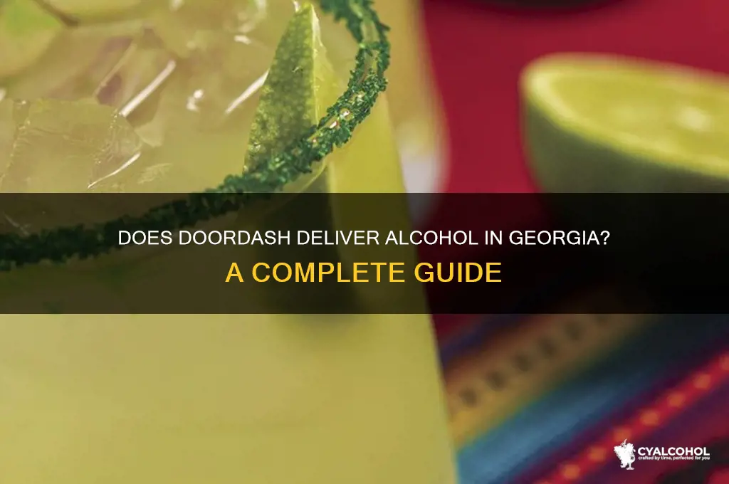 does doordash deliver alcohol in georgia