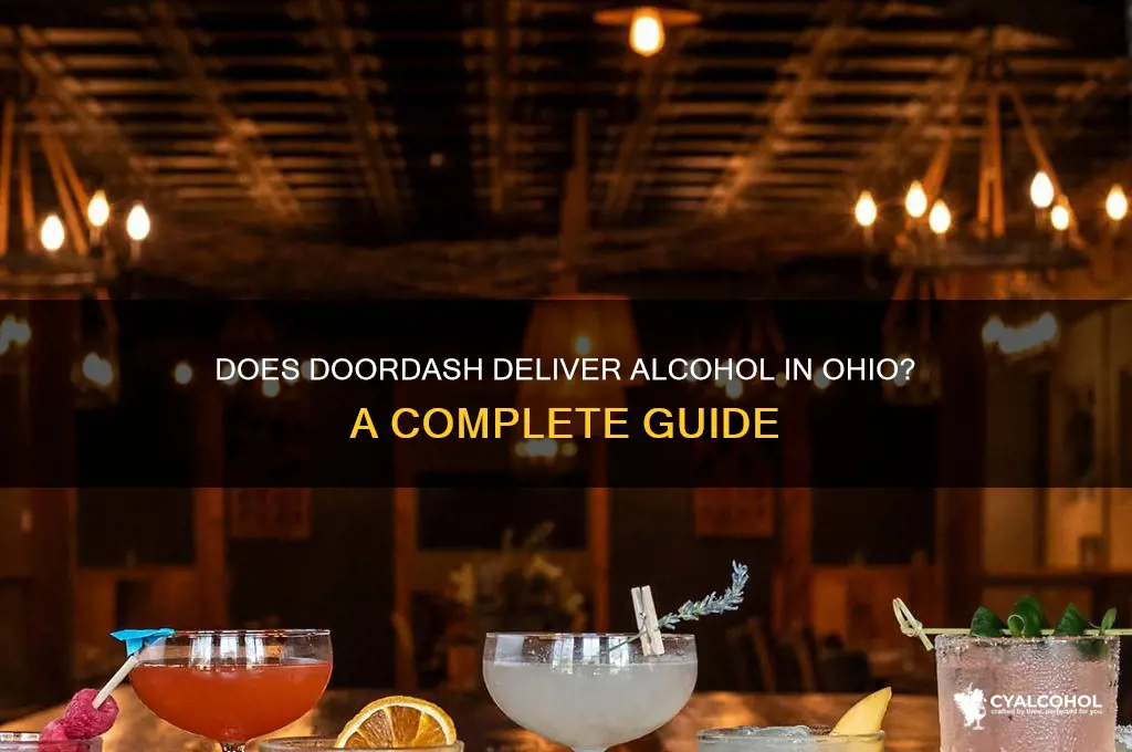 does doordash deliver alcohol in ohio