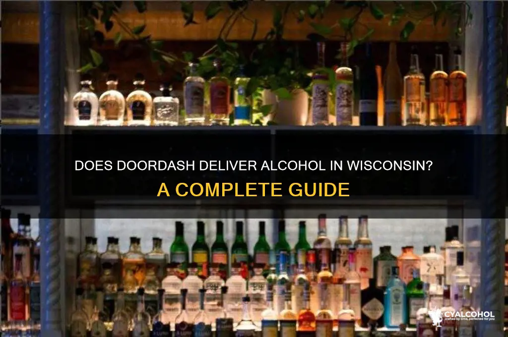does doordash deliver alcohol in wisconsin