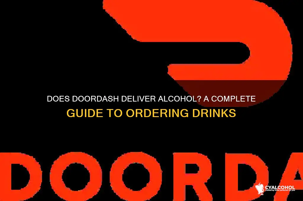 does doordash delivery alcohol