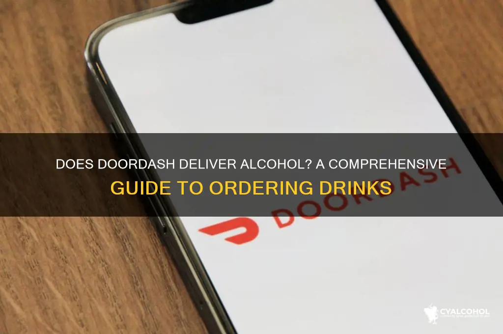 does doordash do alcohol