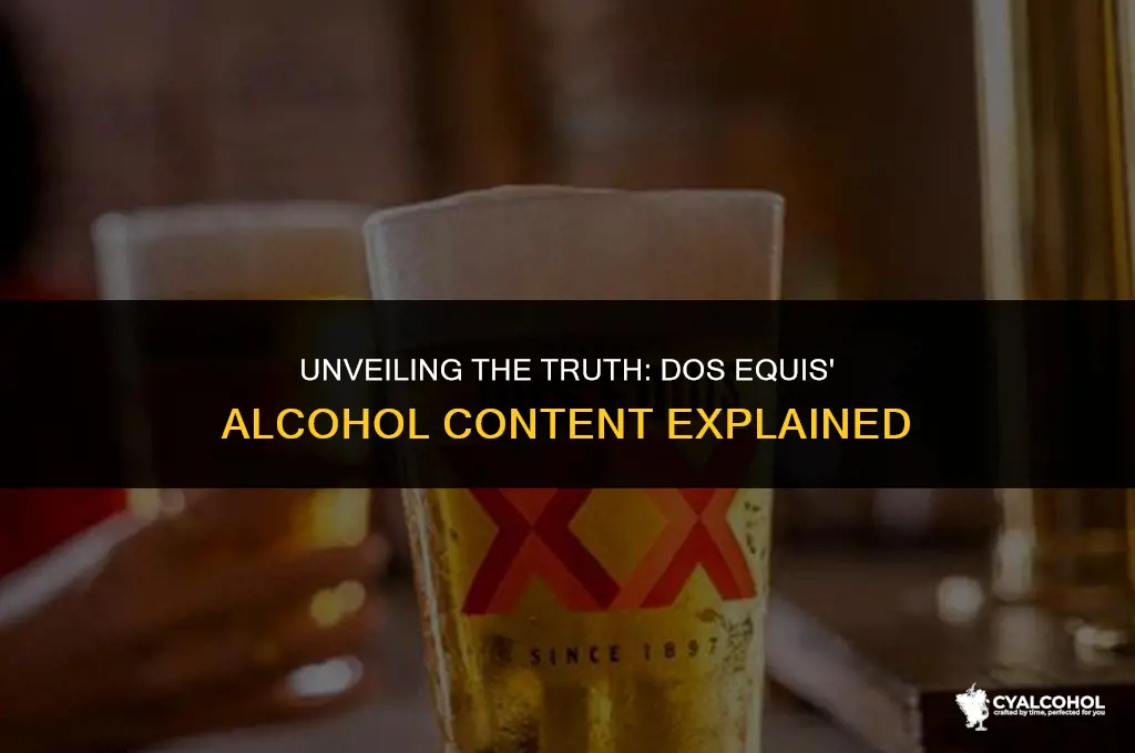 does dos equis have alcohol