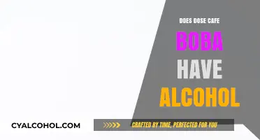 Does Dose Cafe Boba Contain Alcohol? Uncovering the Truth