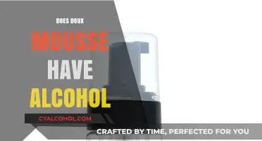 Unveiling the Truth: Does Doux Mousse Contain Alcohol?