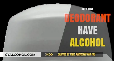 Unveiling the Truth: Does Dove Deodorant Contain Alcohol?
