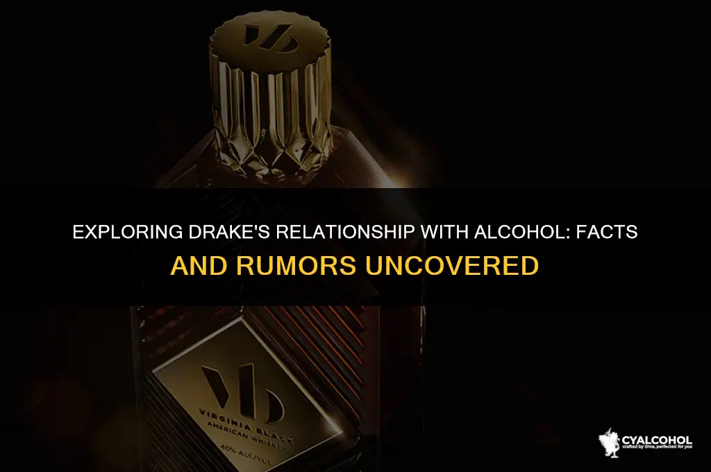 does drake have a alcohol