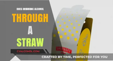 Does Drinking Alcohol Through a Straw Affect Absorption or Intoxication?