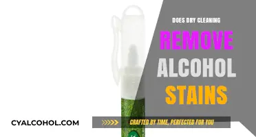 Can Dry Cleaning Effectively Remove Alcohol Stains from Your Clothes?