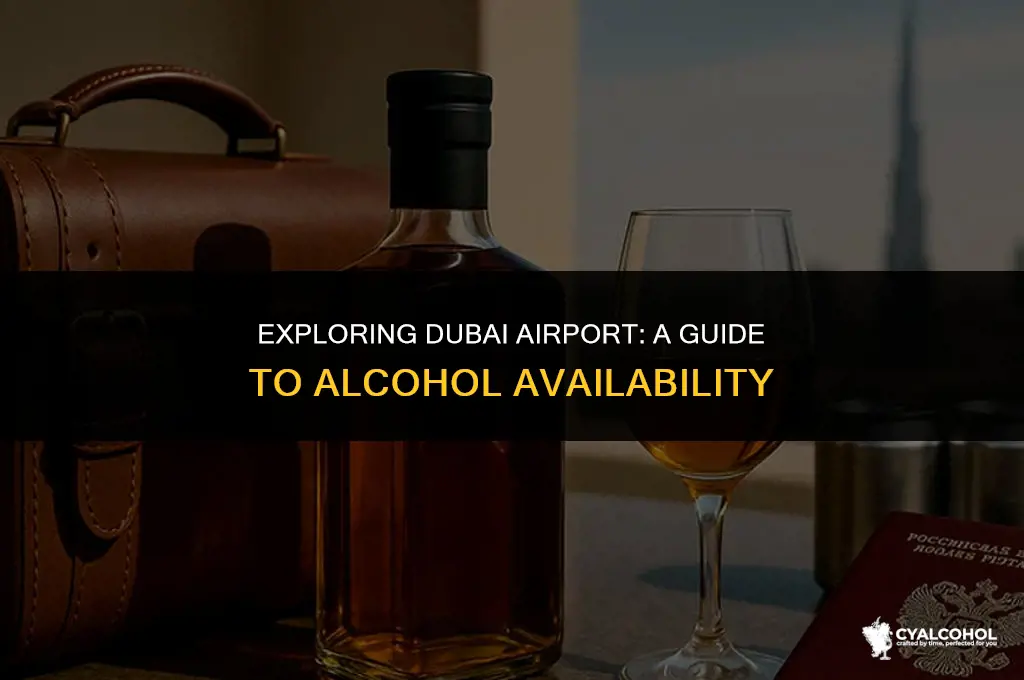 does dubai airport have alcohol
