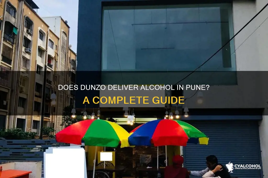 does dunzo deliver alcohol in pune