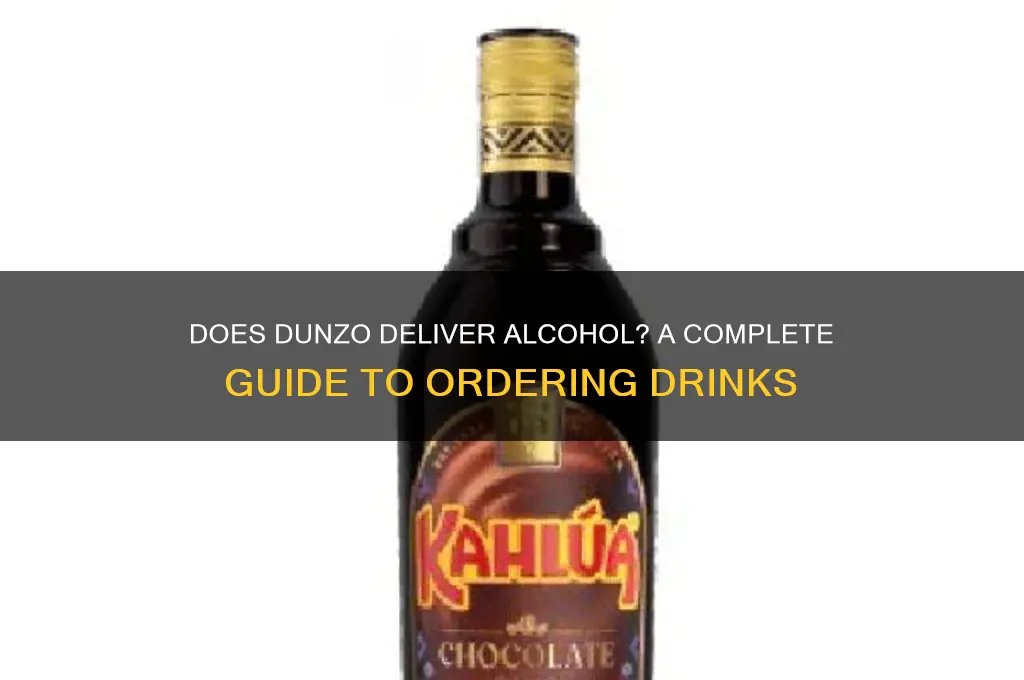 does dunzo deliver alcohol