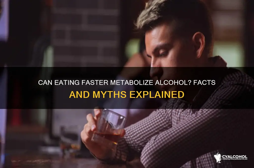 does eating speed up alcohol metabolism