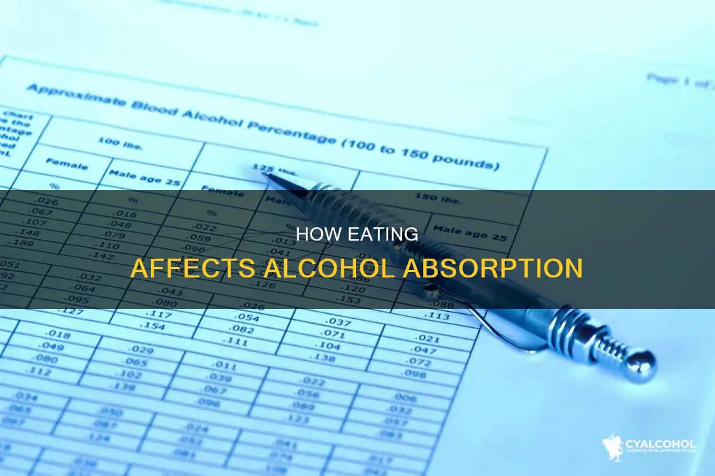 does eating speed up the process of alcohol absortion