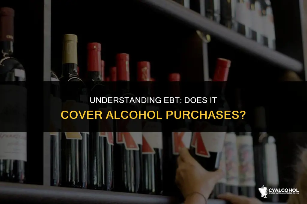 does ebt work for alcohol