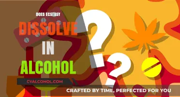 Exploring the Solubility of Ecstasy in Alcohol: Facts and Myths