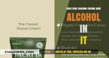 Does Edge Shaving Cream Contain Alcohol? Ingredients Breakdown