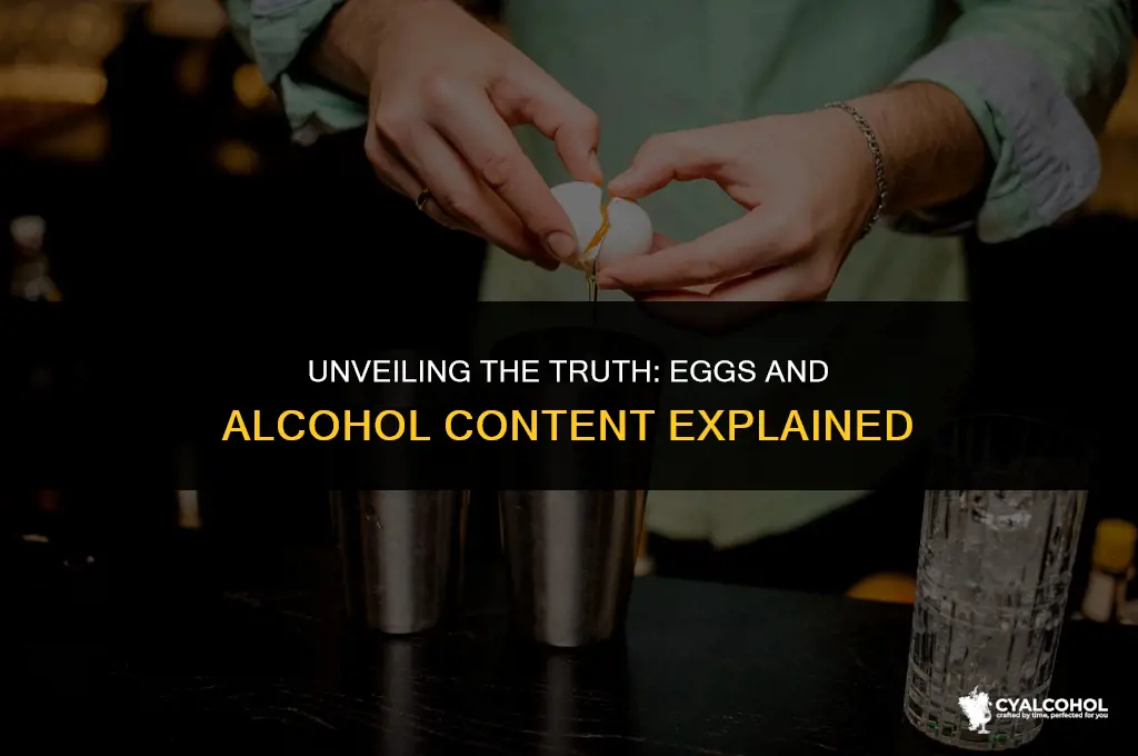 does egg normally contant alcohol