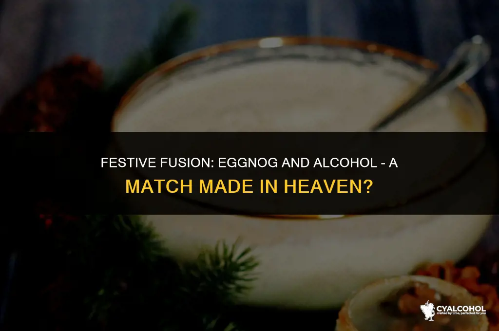does eggnog curdle with alcohol